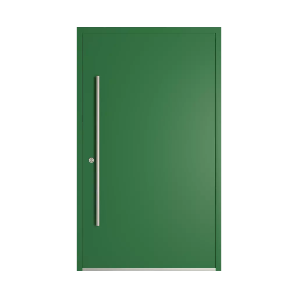 RAL 6001 Emerald green entry-doors models cdm model-18  
