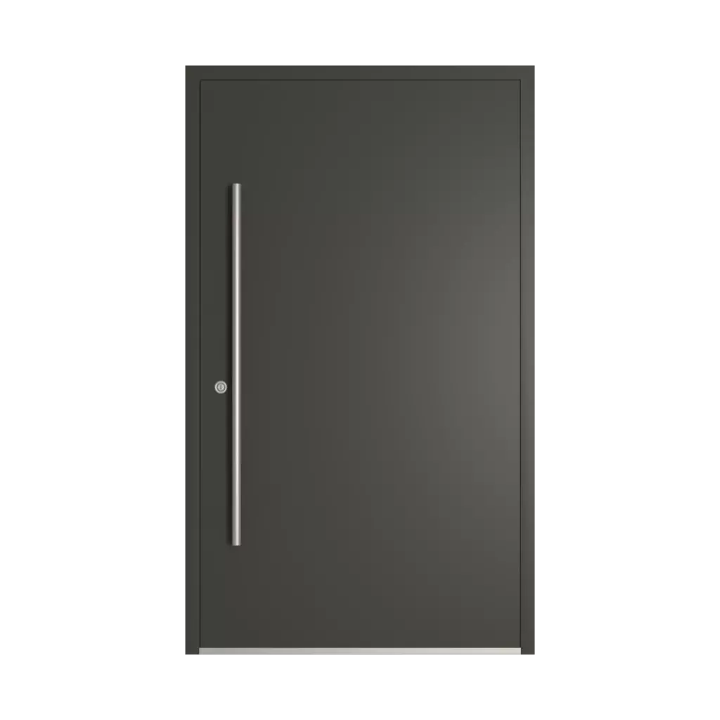 RAL 6015 Black olive entry-doors models cdm model-18  