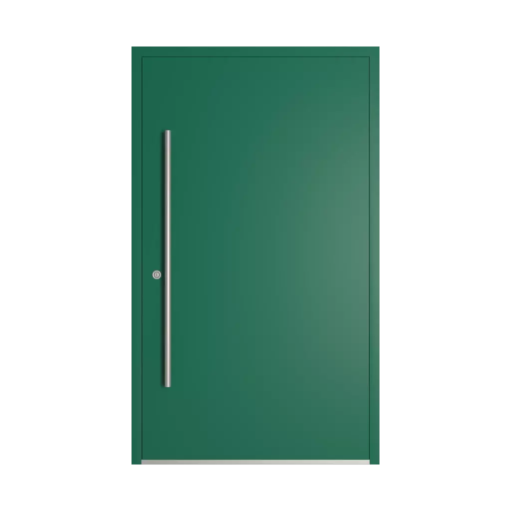 RAL 6016 Turquoise green entry-doors models cdm model-18  