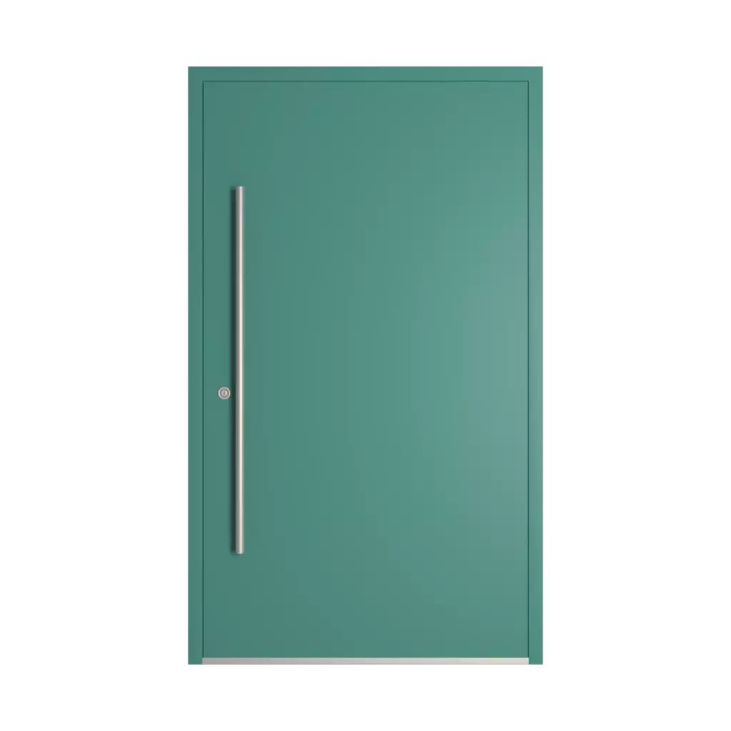 RAL 6033 Mint turquoise entry-doors models cdm model-18  