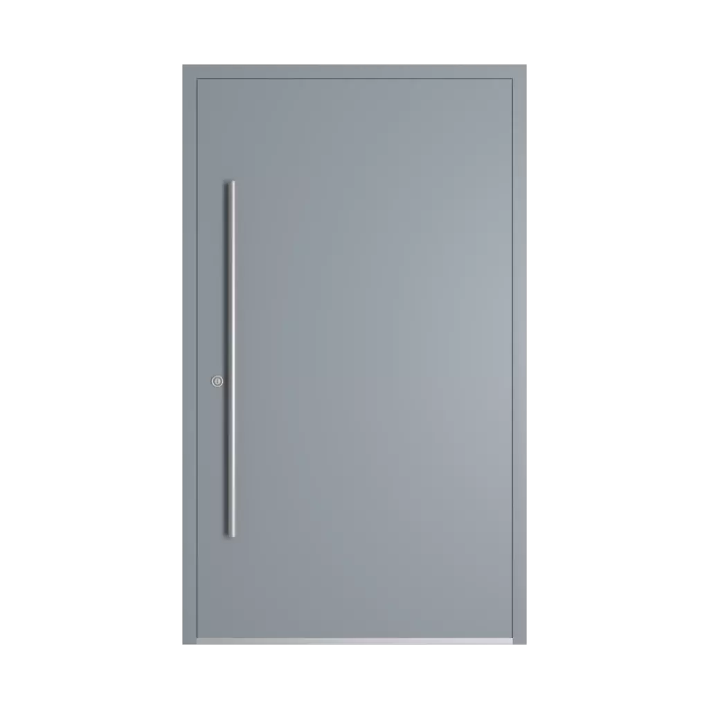 RAL 7001 Silver grey entry-doors models cdm model-18  