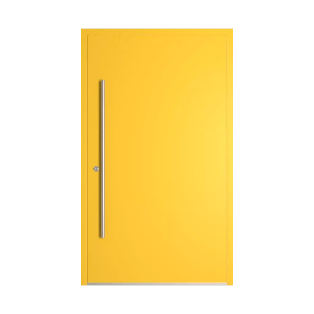 RAL 1018 Zinc yellow entry-doors models cdm model-18  