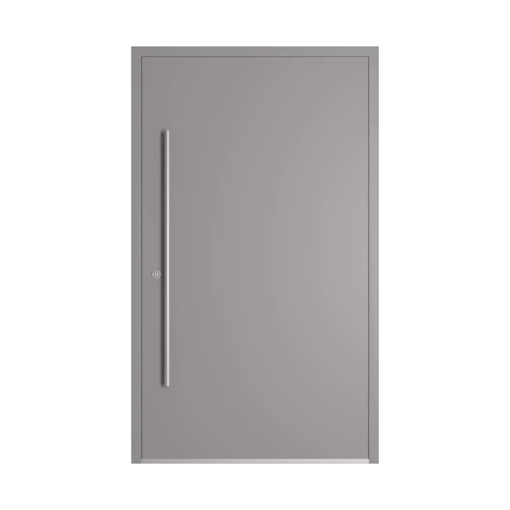 RAL 7036 Platinum grey entry-doors models cdm model-18  