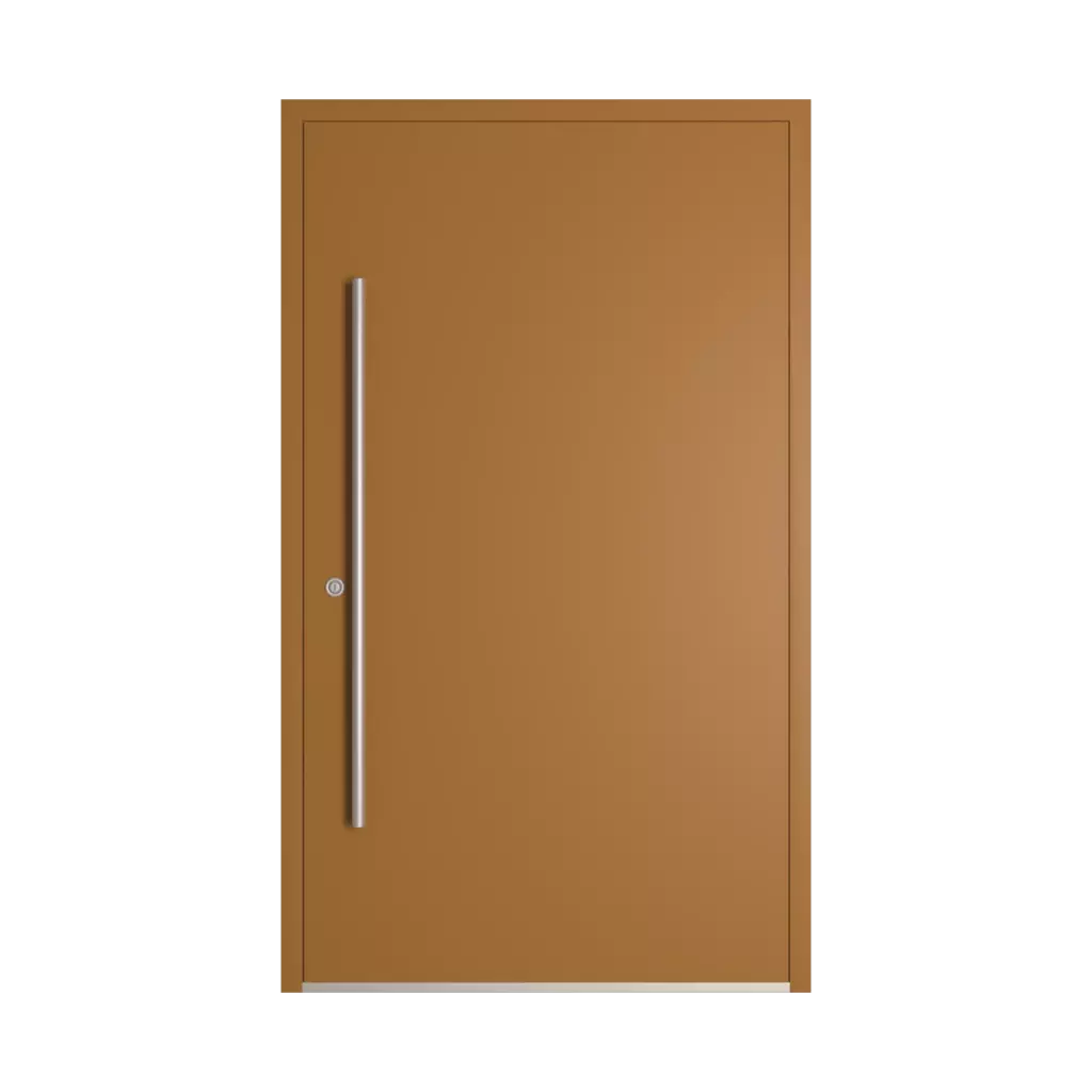 RAL 8001 Ochre brown entry-doors models cdm model-18  