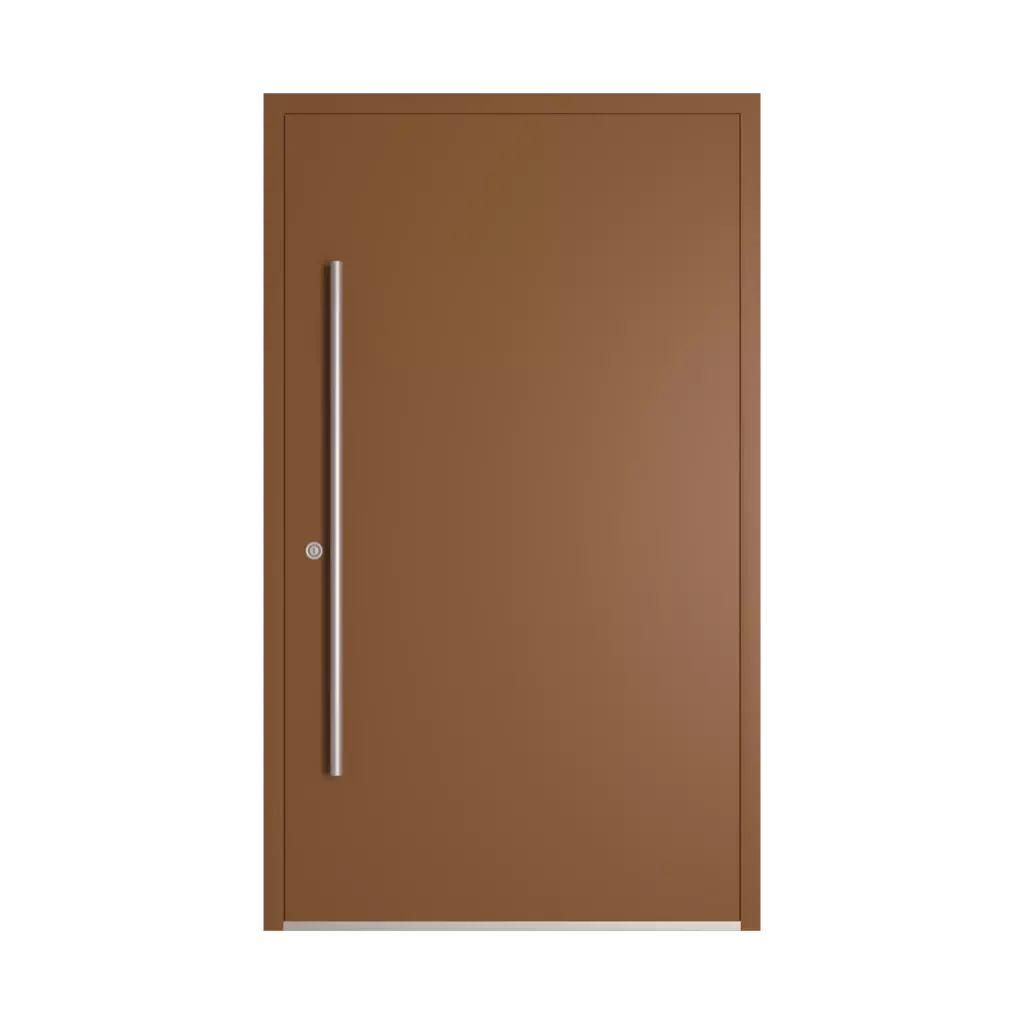 RAL 8003 Clay brown entry-doors models cdm model-18  