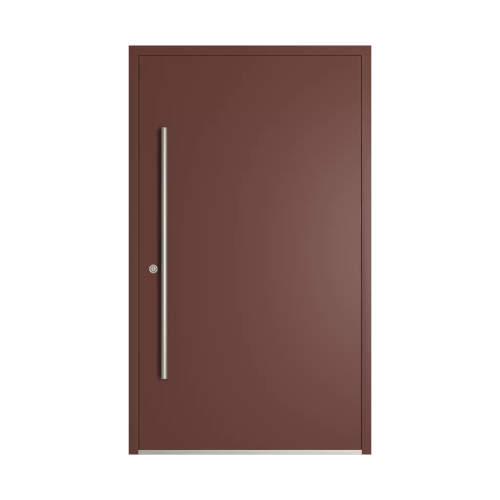 RAL 8015 Chestnut brown entry-doors models cdm model-18  