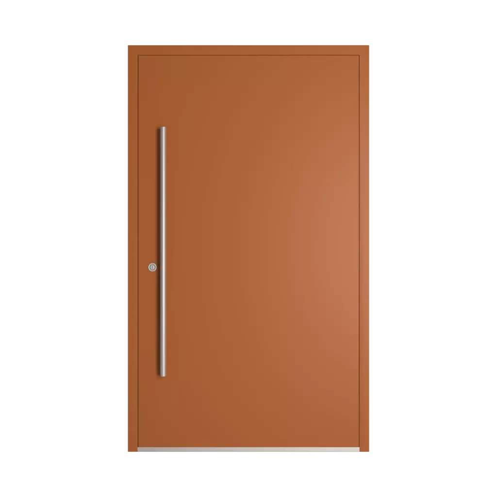 RAL 8023 Orange brown entry-doors models cdm model-18  