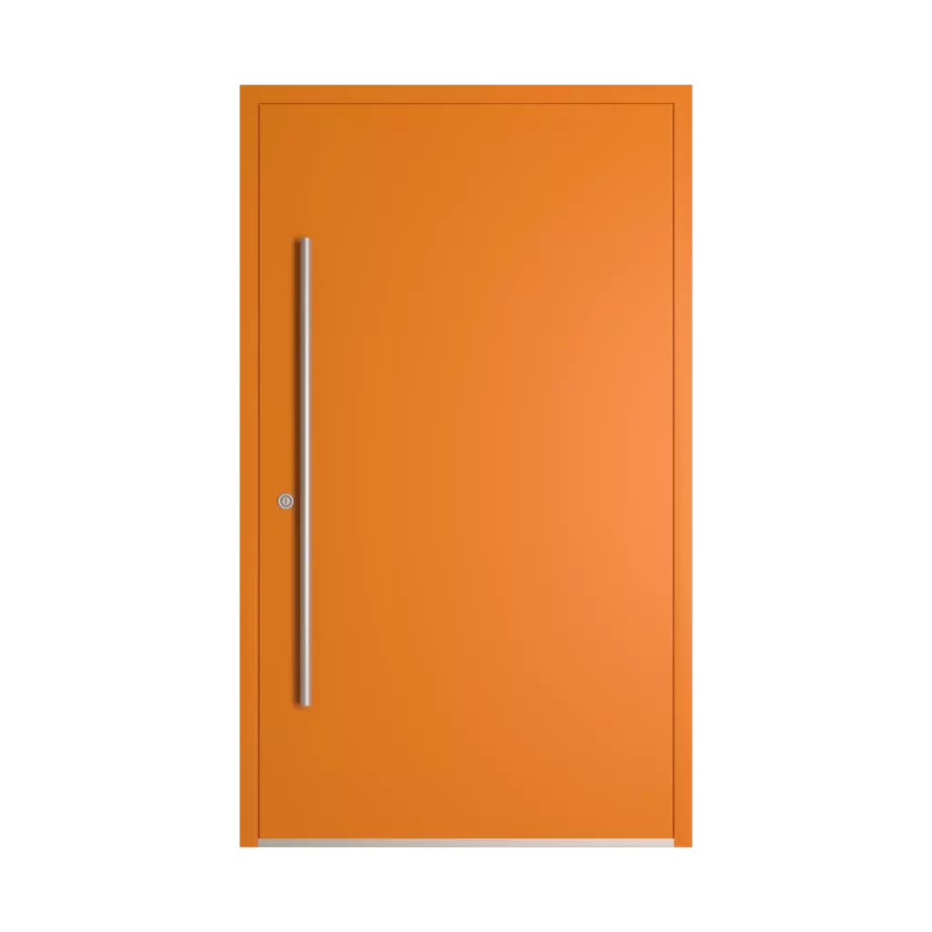 RAL 2000 Yellow orange entry-doors models cdm model-18  