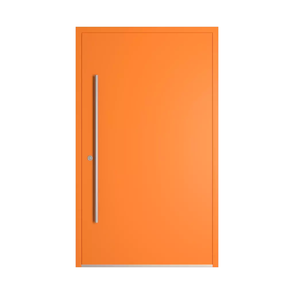 RAL 2003 Pastel orange entry-doors models cdm model-18  