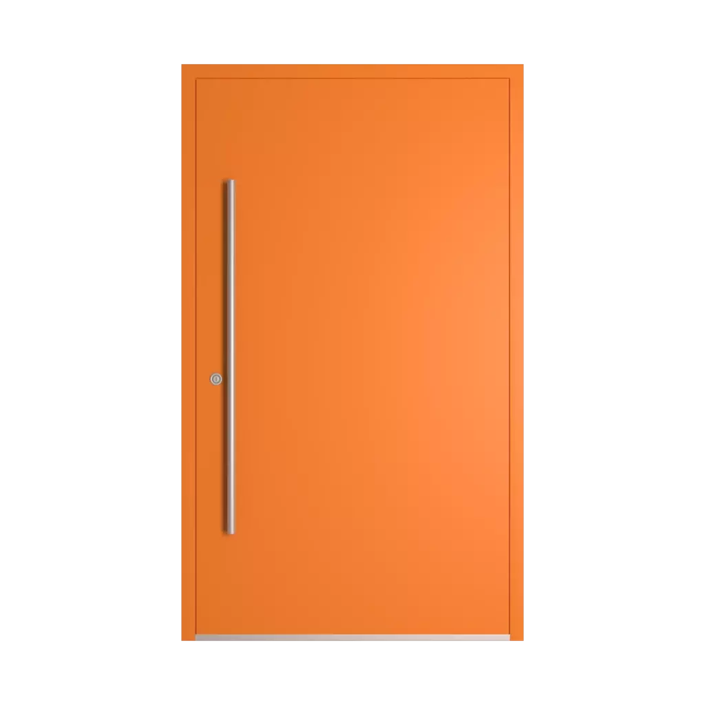 RAL 2011 Deep orange entry-doors models cdm model-18  