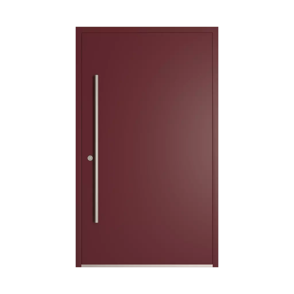 RAL 3005 Wine red entry-doors models cdm model-18  