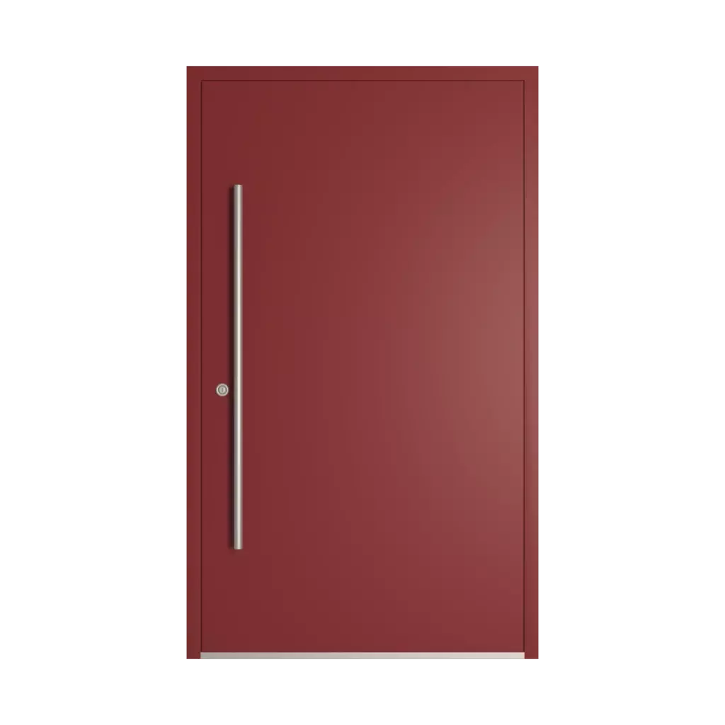 RAL 3011 Brown red entry-doors models cdm model-18  