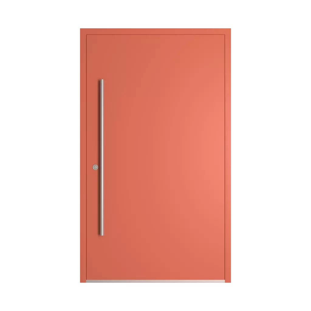 RAL 3022 Salmon pink entry-doors models cdm model-18  