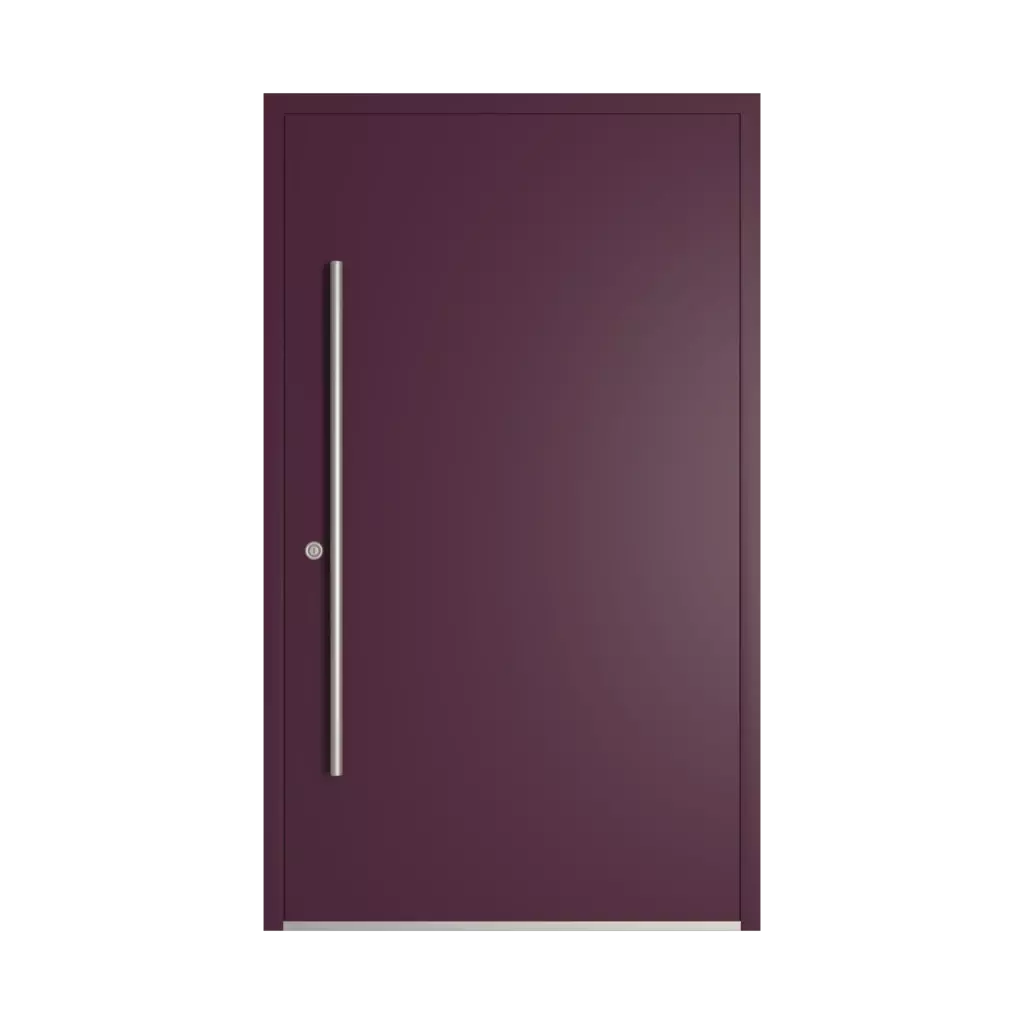 RAL 4007 Purple violet entry-doors models cdm model-18  