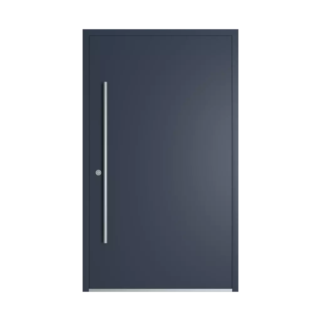 RAL 5008 Grey blue entry-doors models cdm model-18  