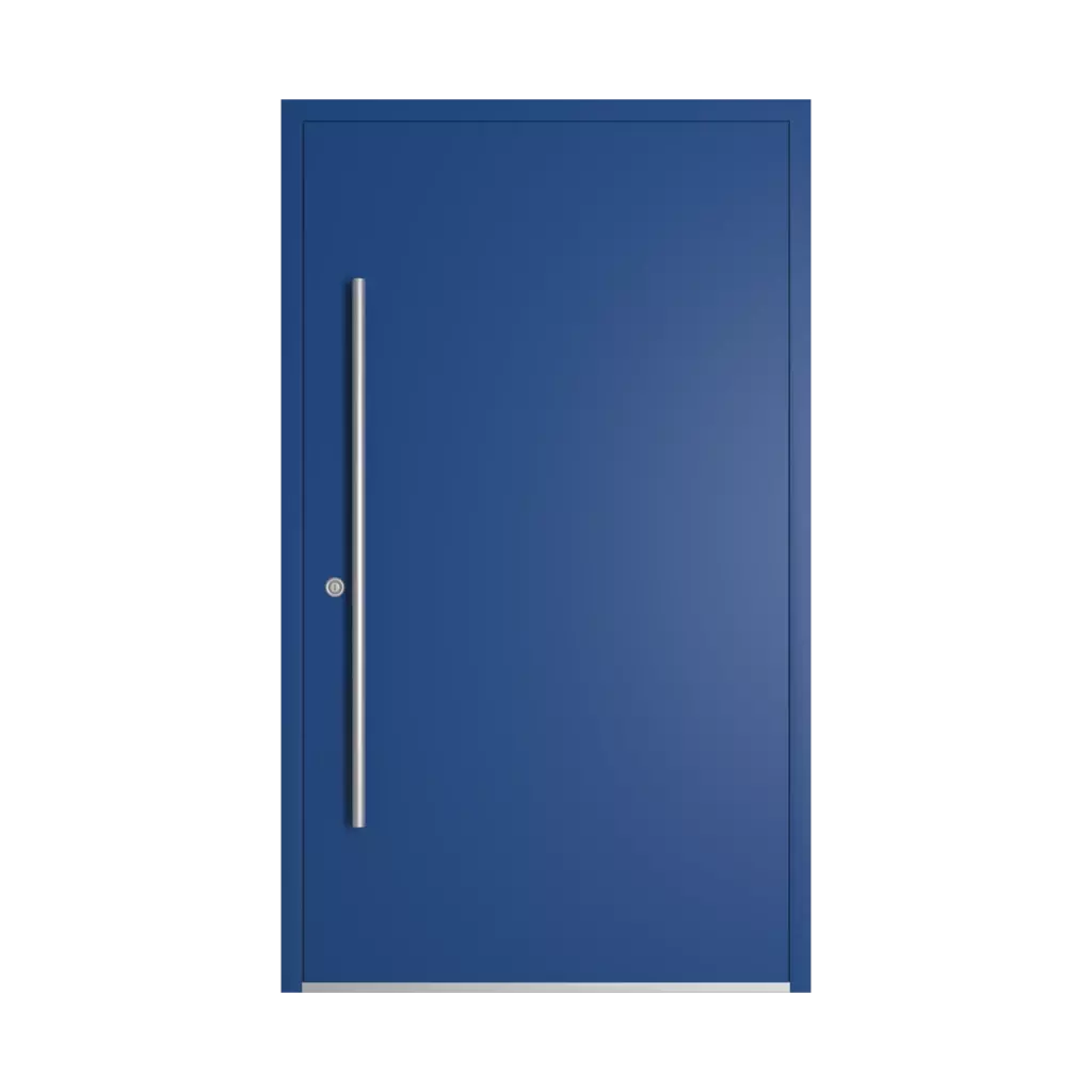 RAL 5010 Gentian blue entry-doors models cdm model-18  