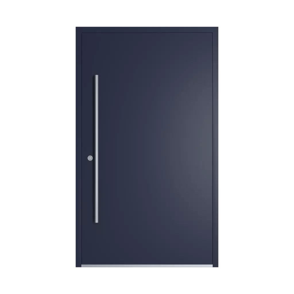 RAL 5011 Steel blue entry-doors models cdm model-18  