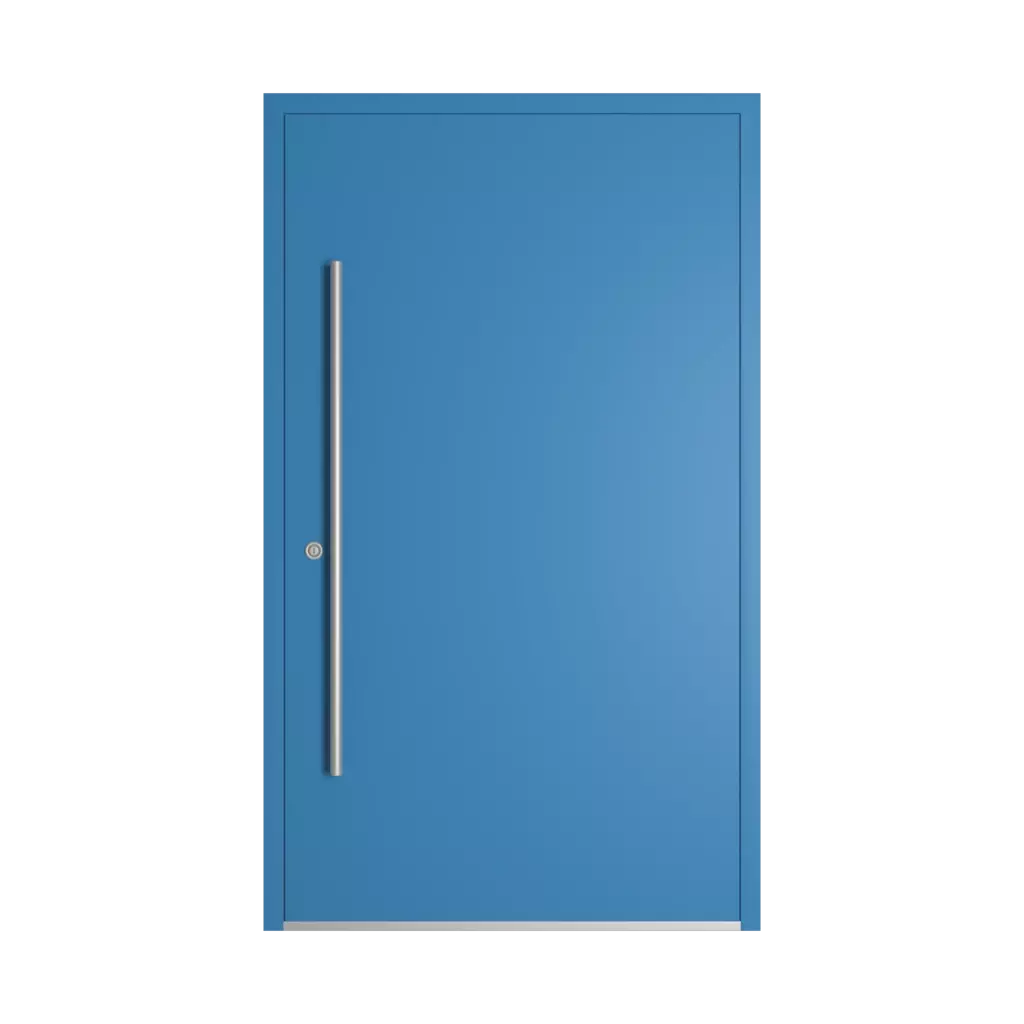 RAL 5012 Light blue entry-doors models cdm model-18  
