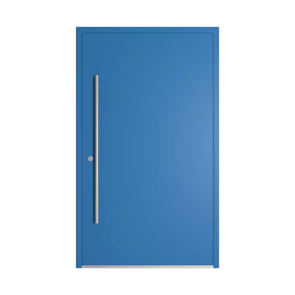 RAL 5015 Sky blue entry-doors models cdm model-18  