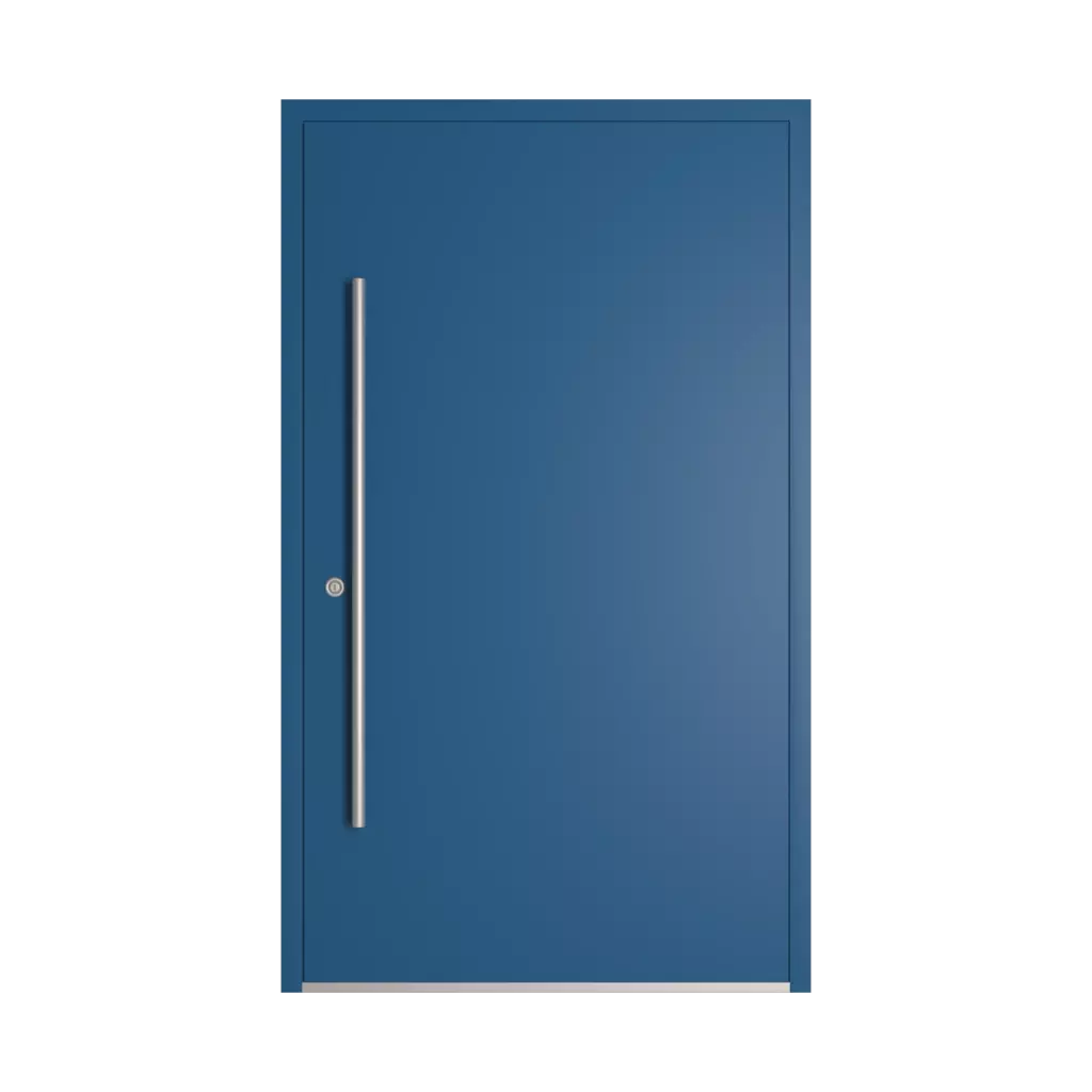 RAL 5019 Capri blue entry-doors models cdm model-18  