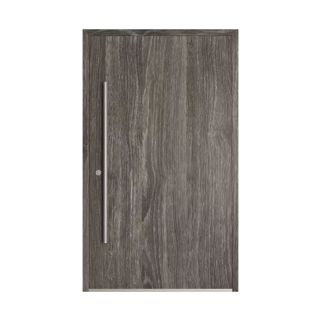 Gray sheffield oak entry-doors models cdm model-18  