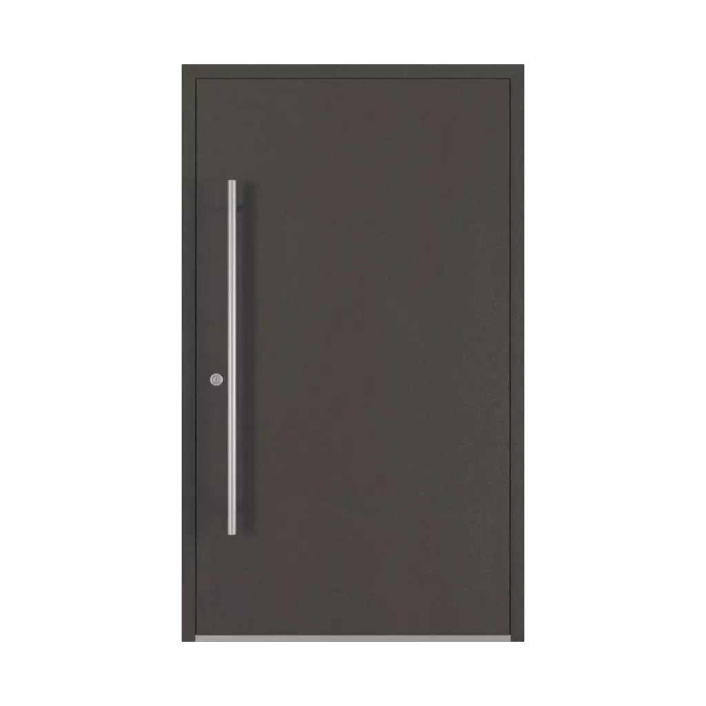 Umber gray aludec entry-doors models cdm model-18  