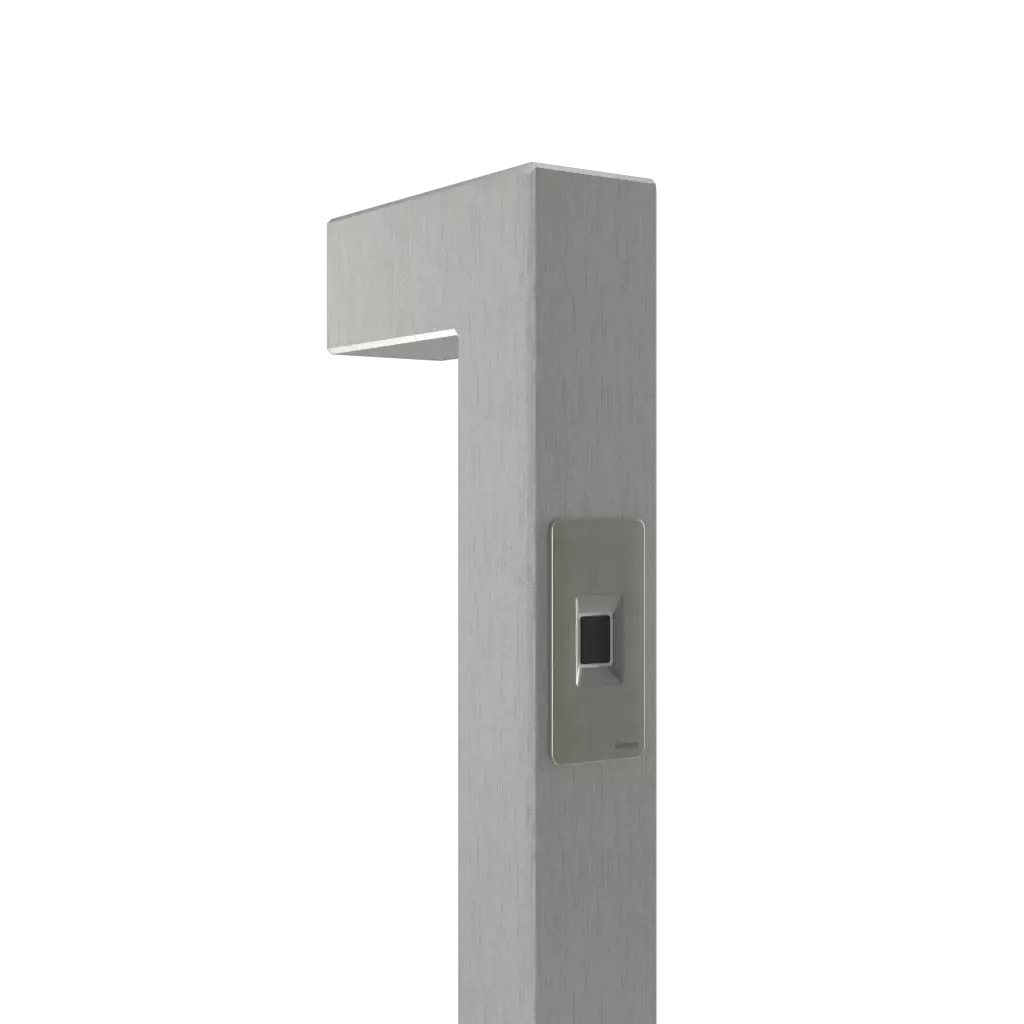 Fingerprint reader entry-doors models dindecor 1401-pvc