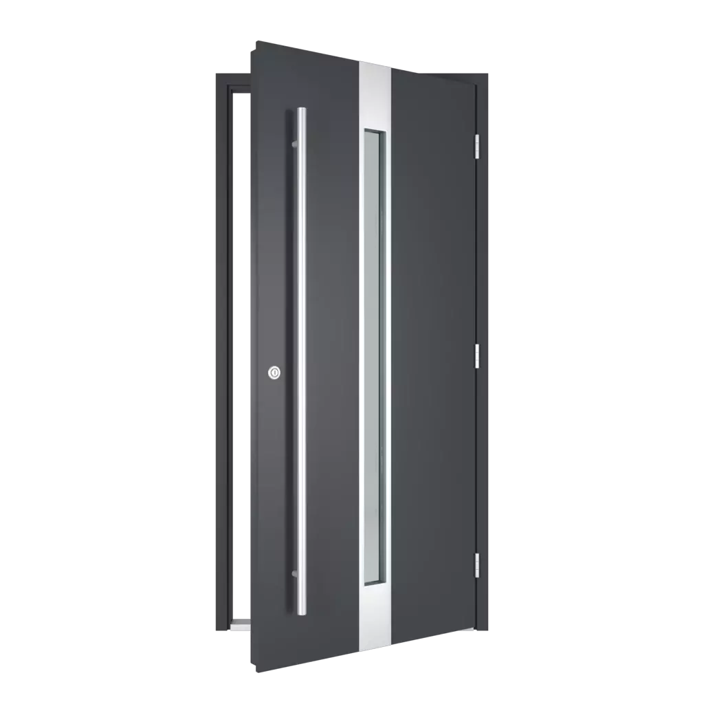 The right one opens outwards entry-doors models cdm model-18  