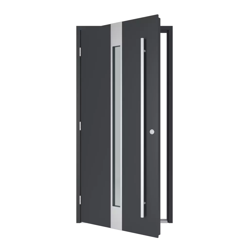 The left one opens outwards entry-doors models cdm model-18  