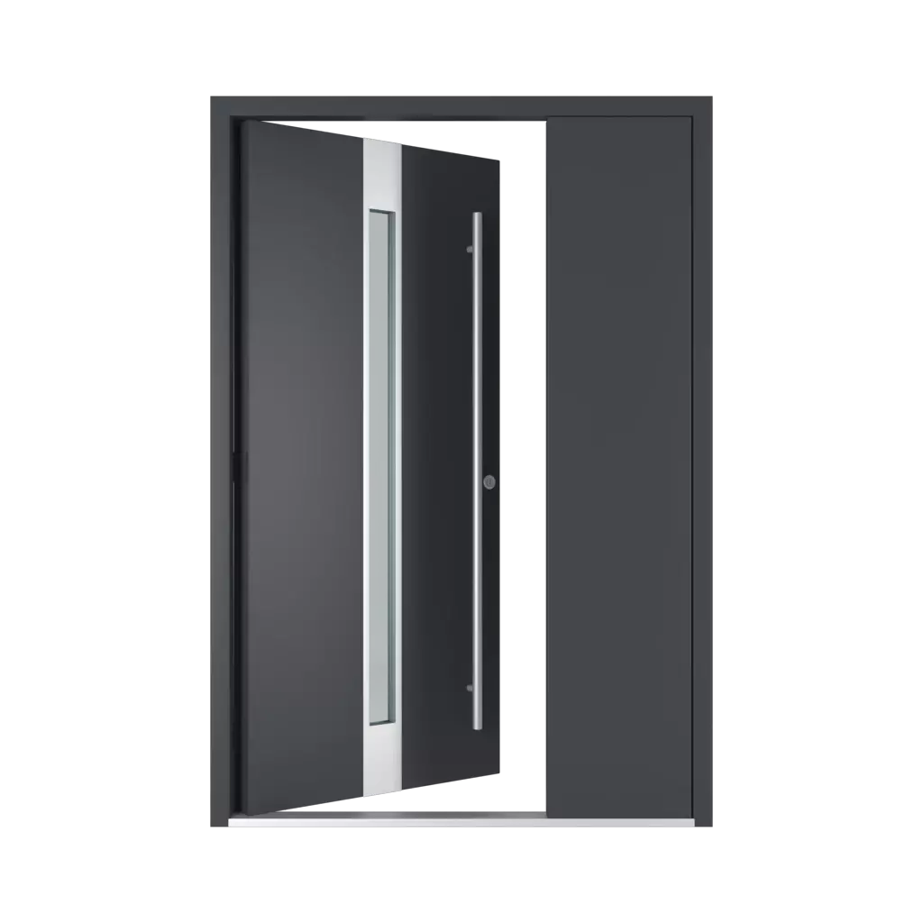 The right one opens inwards entry-doors models cdm model-18  