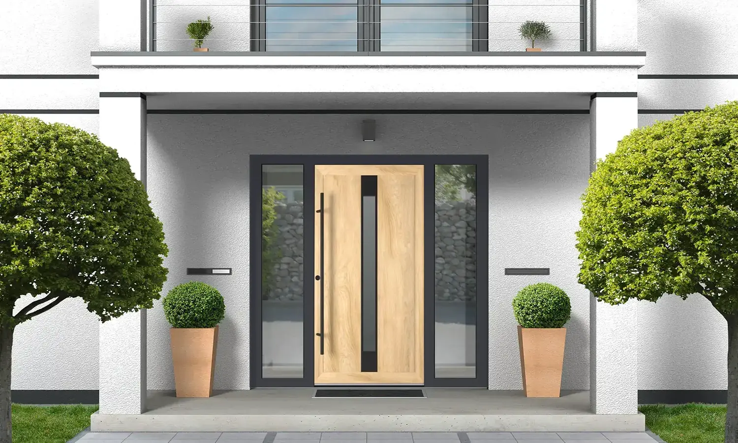 1401 PVC Black entry-doors models dindecor 1401-pvc-black  