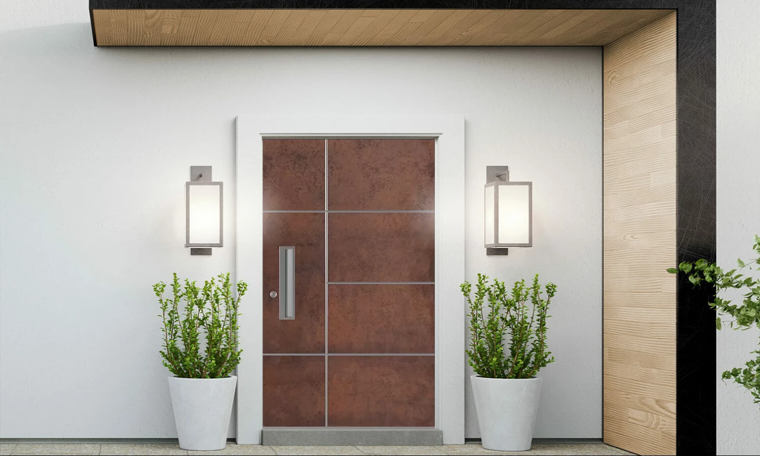 SK01 Corten 🏆 entry-doors models dindecor sk01-corten  