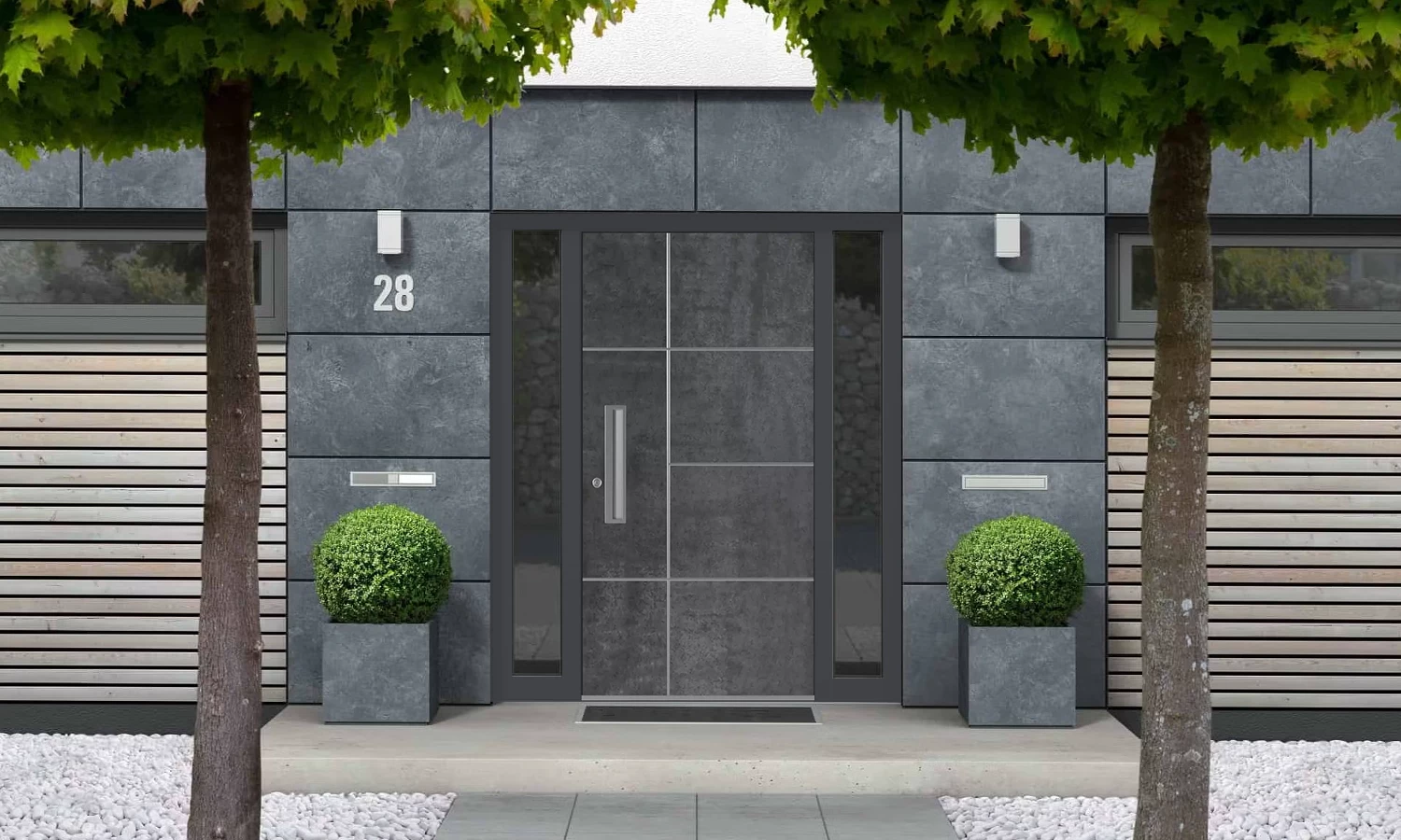 SK01 Grey 🏆 entry-doors models dindecor sk01-grey  