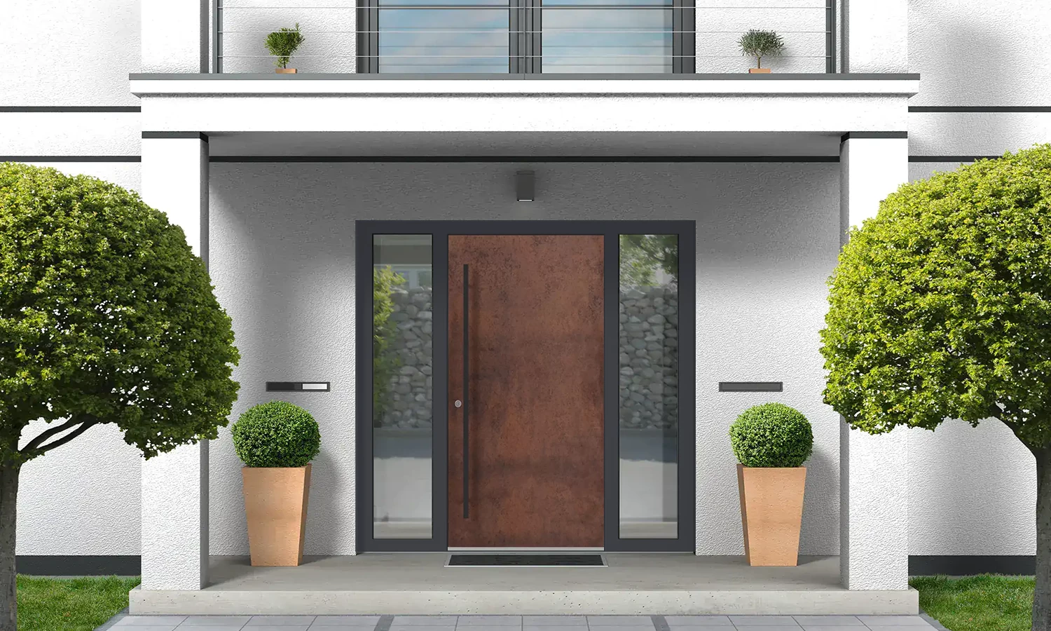 SK02 Corten 🏆 entry-doors models dindecor sk02-corten  