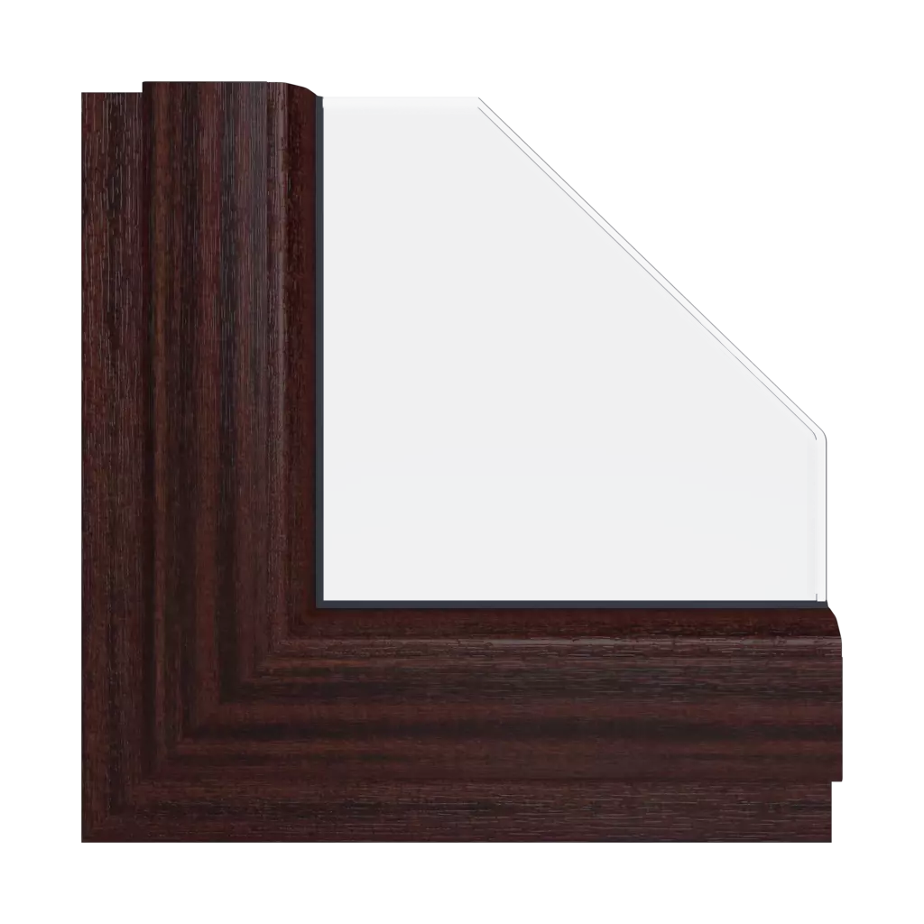 Sapelli windows window-color veka-colors mahogany interior