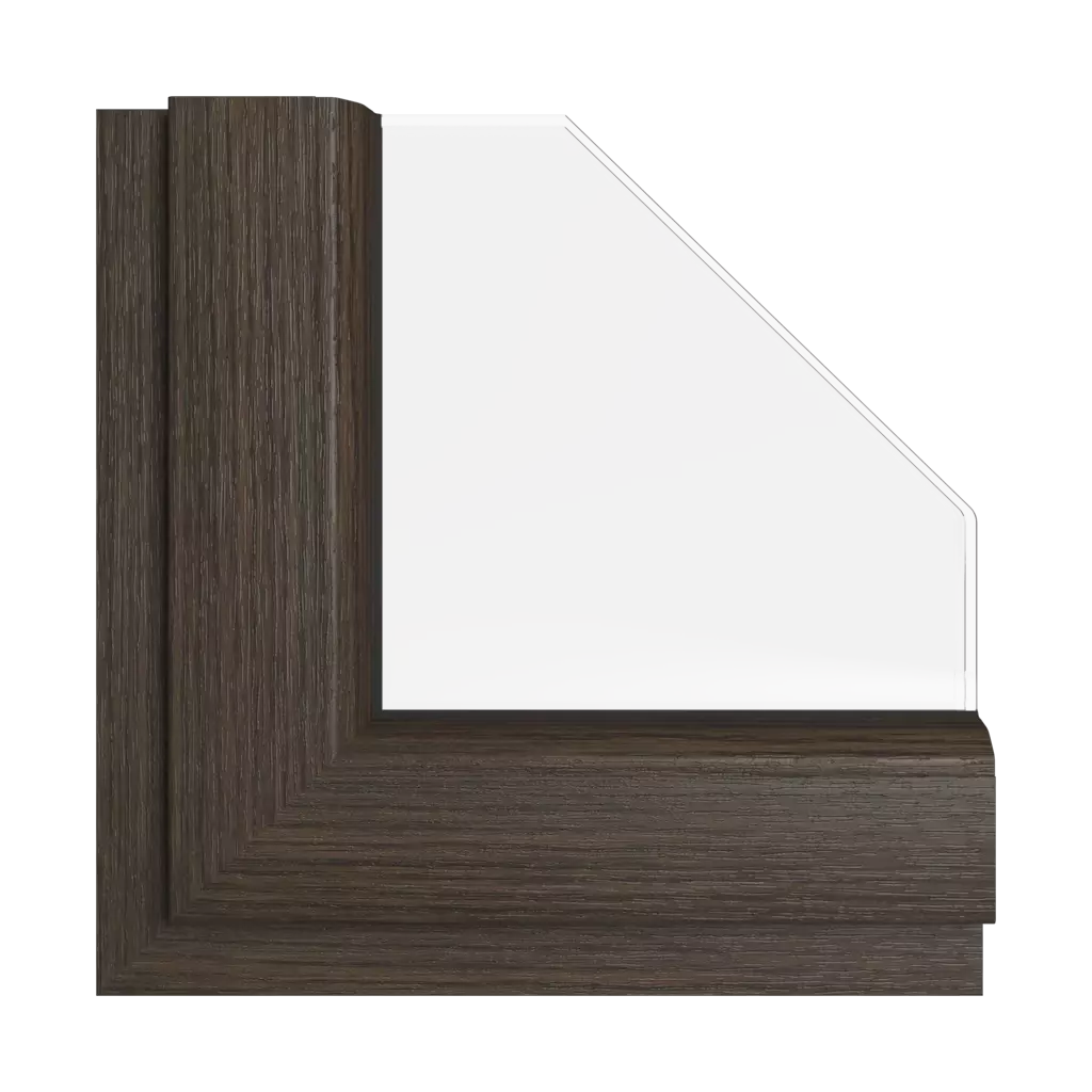 Dark oak FL-F1 windows window-color kommerling-colors swamp-oak interior