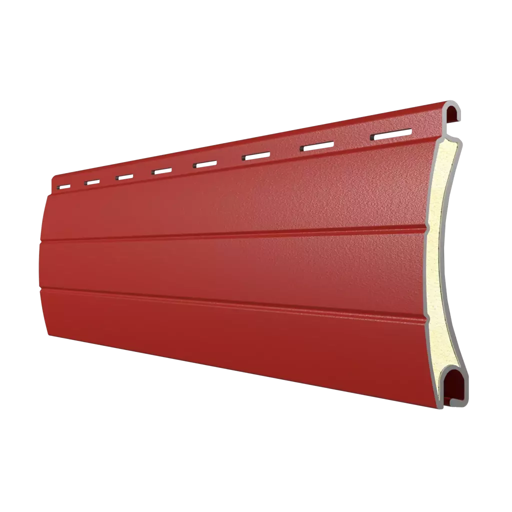 Red windows window-accessories roller-shutters aluprof