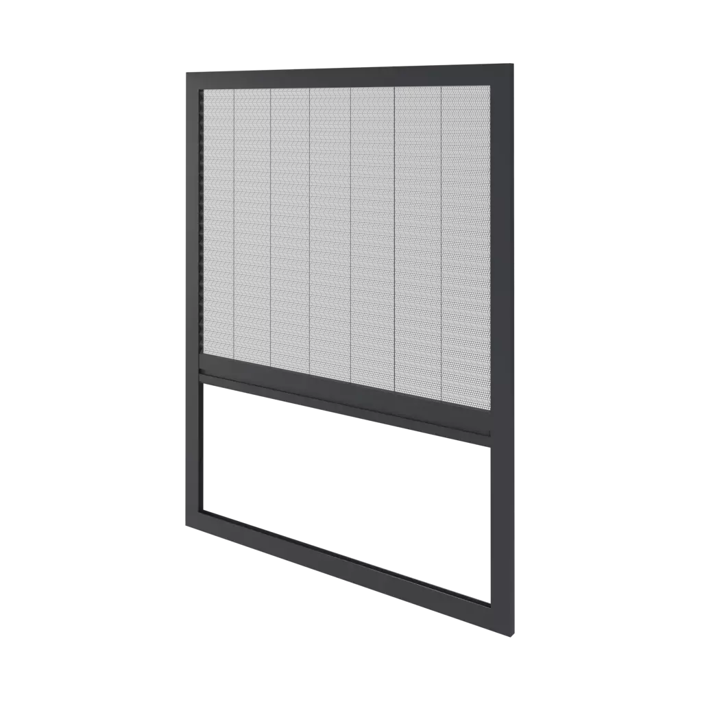 Extendable upwards windows window-accessories insect-screens insect-screen-types pleated extendable-upwards