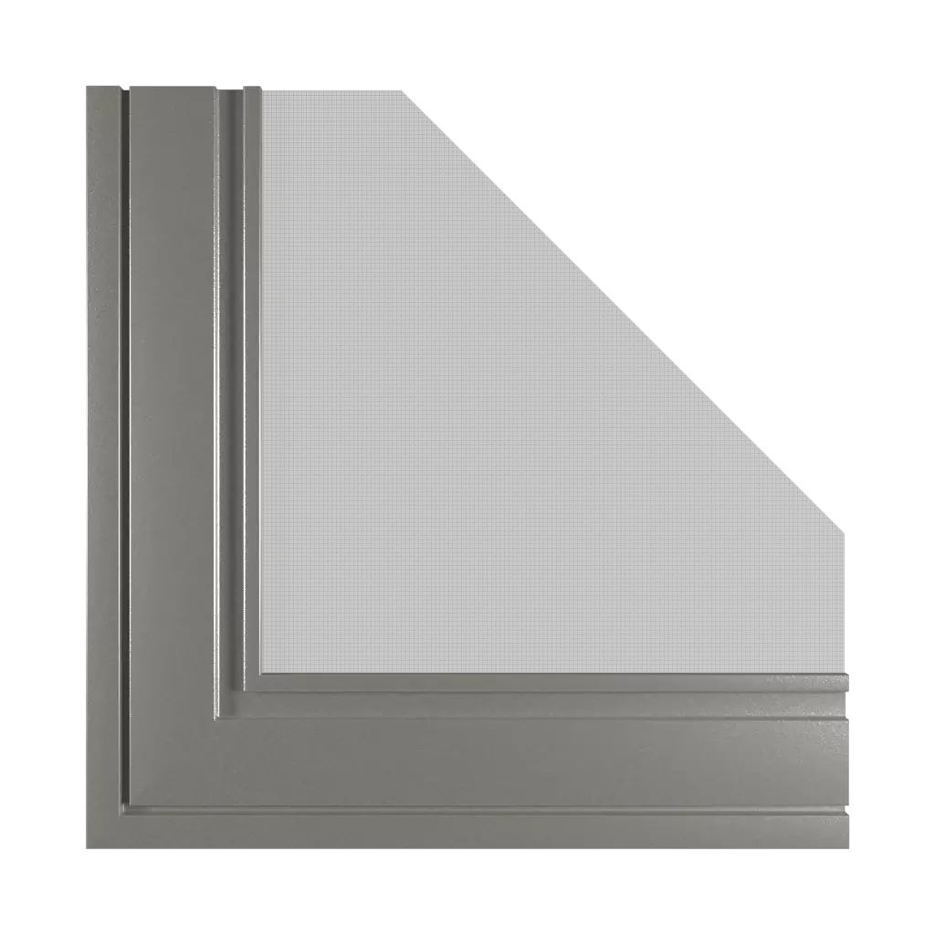 Gray aluminum windows window-accessories insect-screens insect-screens-colors 