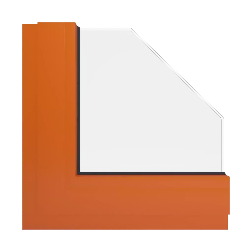 RAL 2004 Pure orange windows window-color aluminum-ral ral-2004-pure-orange interior