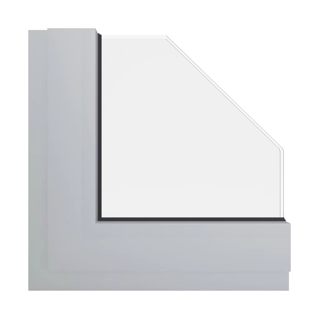 RAL 7035 Light grey windows window-color aluminum-ral ral-7035-light-grey interior